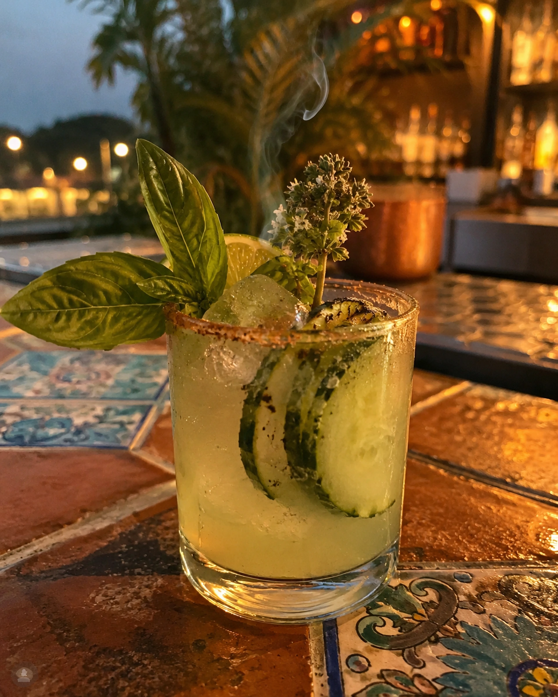 Mezcal Jardín cocktail