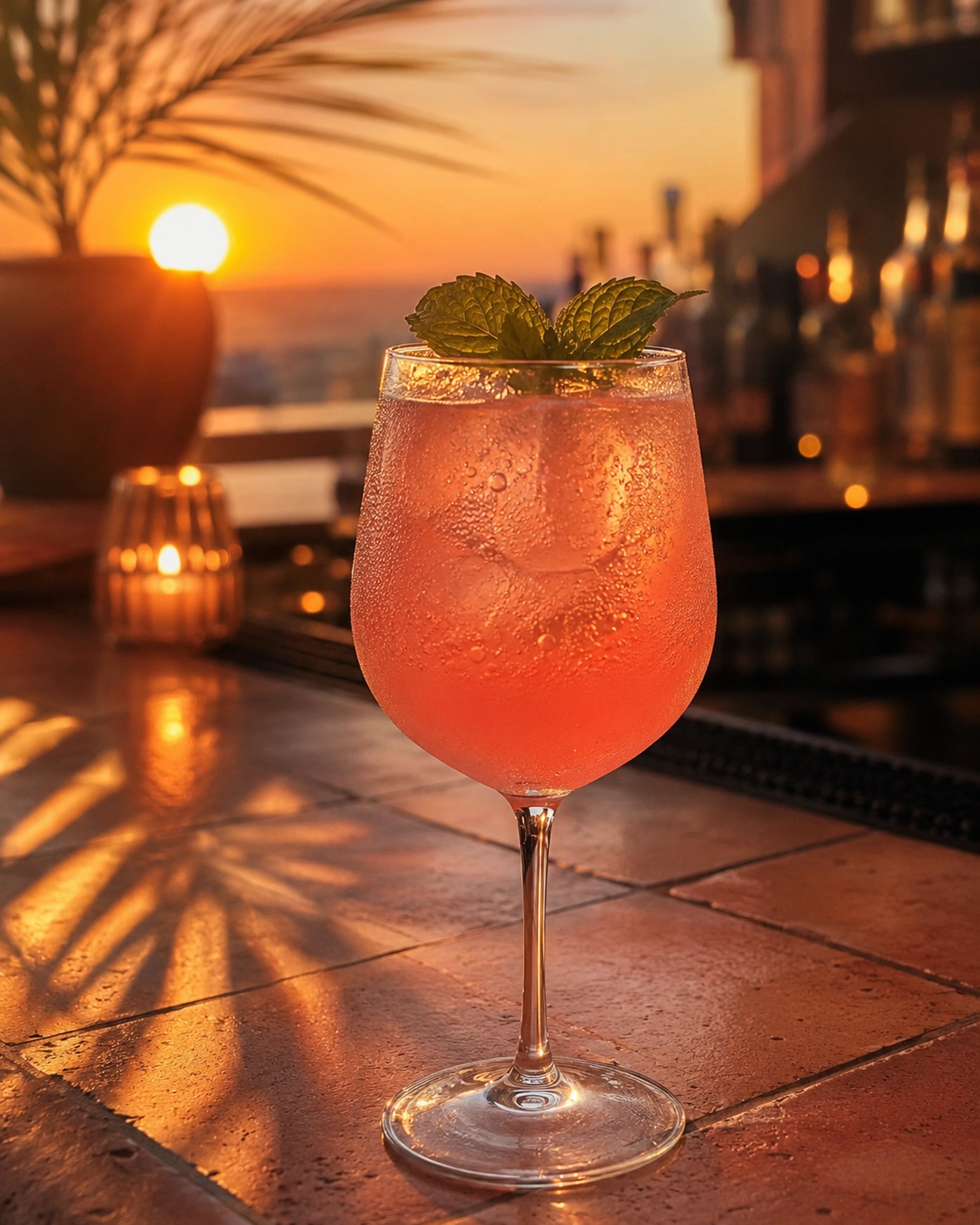 Guava Spritz cocktail